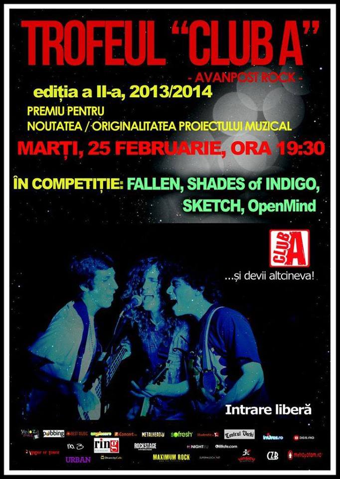 O noua etapa a Trofeului „Club A” cu Fallen, Shades of Indigo, Sketch si OpenMind